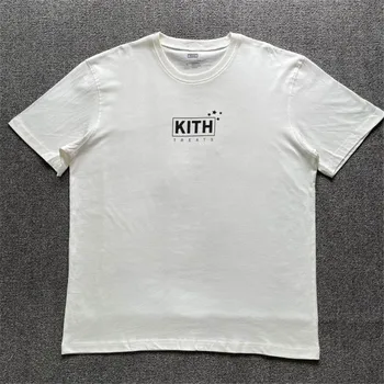 2021ss KITH Lanche da Meia-noite TRATA-T-Shirt Homens Mulheres 1:1 de Alta Qualidade, T-Shirt Vintage White Black mens camisas melhor vendedor