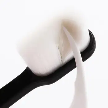1pcs Ultra-fino Escovas de dentes Onda Nano Milhões de Cerdas Micro Soft Escova de Dentes Com Suporte Portátil de Cuidados Orais Eco Kit de Produtos