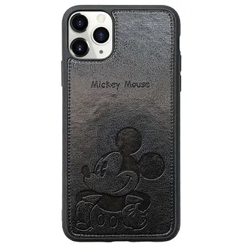 Mickey de Disney do Rato de Telefone de Caso para o IPhone 7 8 Plus X XS Max XR 11 Pro Máximo de 12 Pro Max Soft Córtex Telefone contracapa dos desenhos animados Conchas