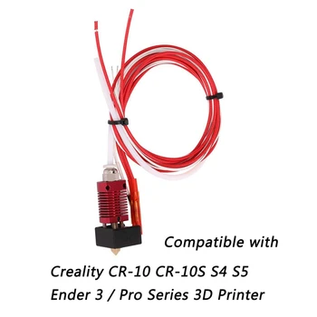 10 Pack Heatbreak Garganta Compatível para Creality CR 10 CR-10S S4 S5 Ender 3 / Pro Series Impressora 3D Hotend Extrusora