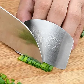 Cozinha De Aço Inoxidável Dedo Protetor De Mão De Corte O Protetor Seguro Ferramenta