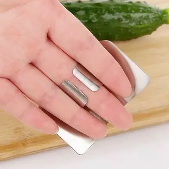 Cozinha De Aço Inoxidável Dedo Protetor De Mão De Corte O Protetor Seguro Ferramenta