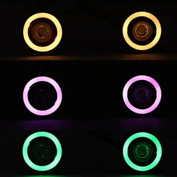 Várias Cores RGB LED Luzes Com 60cm Cabo RC 1/10 do Rastreador do Carro de SCX10 TRX4 D90 Para Wrangler RC Acessórios