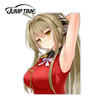 Saltar Tempo Amagi Brilhante Parque Sento Isuzu 46 9.2 Anime Sexy Garota Vinil Decalque Janela do Carro adesivos