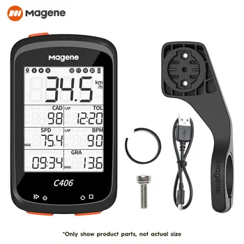 Magene C406 Computador de Bicicleta Impermeável GPS sem Fio Smart Estrada de Montanha de Bicicleta Monito Stopwatchring Ciclismo Mapa de Dados