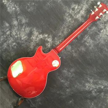 Nova assinatura Ace frehley 3 captadores Vintage anos Cherry sunburst guitarra elétrica AAA esculpida topo de maple figurado guitarra