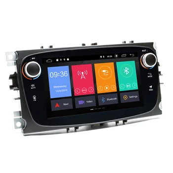 IPS DSP AutoRadio 2 Din Android de 10 carros Leitor Multimídia Ford Focus S-Max, Mondeo Galaxy C-Max Unidade de Cabeça de Rádio Estéreo 2GB