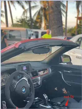Auto Estilo Adicionar no Tipo Gloss de Fibra de Carbono Preto estofos Para-BMW F21 F22 2 Portas 4pcs-Mão Esquerda Apenas a Unidade de 2018 2019
