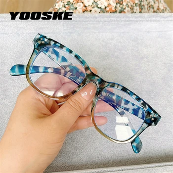 YOOSKE Luz Azul Bloqueio de Óculos de Mulheres, Homens Computador de Óculos Quadrados Pequenos Óculos Unissex Lente Óptica para Senhoras