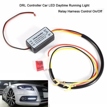 Carro Luzes Diurnas de led Controlador de Auto Dimmer Chicote DRL Controle de Carros Luzes Diurnas de Led Módulo de Relé de DRL Relé