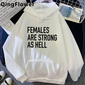 Feminista e Feminismo Girl Power Grl Pwr hoodies feminino Ulzzang grunge y2k estética anime mulheres de roupas impresso