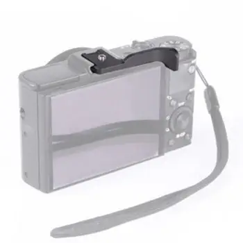 Universal de Metal Polegar para Cima Grip para Canon EOS-M para GF3 GX1 LX5 para Fujifilm X100 X100S X-E1 X-pro1 Câmara de Sapata de Montagem de Capa