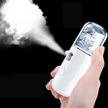 Nano-Névoa Facial Pulverizador USB Umidificador Recarregável de Nebulização Navio Hidratante Beleza Instrumentos Rosto Cuidados com a Pele Ferramentas