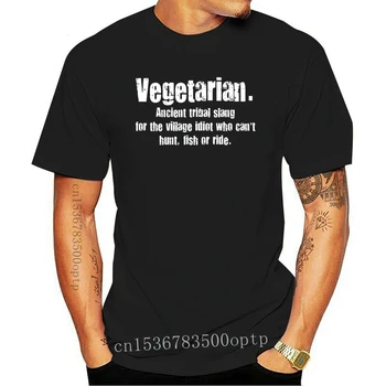 Vegetariano Tribal Gíria T-Shirt Tee Geek Vegan Hippie Piada Engraçada Presente De Aniversário Homem Novo Design De T-Shirt De Impressão Superior Tees
