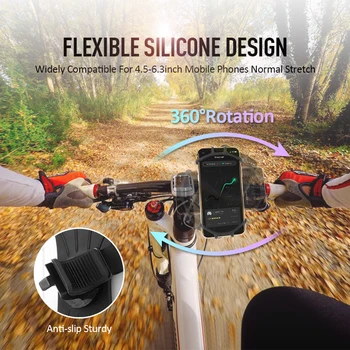 Moto Do Telefone Móvel De Bicicleta Móvel Celular Titular Da Motocicleta Suporte Celular Para O IPhone, Samsung Xiaomi Gsm Houder