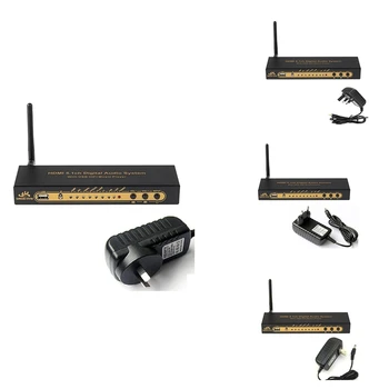 HD851BT DTS para AC3 5.1 Conversor de Áudio HDMI do Decodificador Extrator de 4K ARCO SPDIF Coxial Divisor Óptico com Bluetooth
