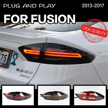 Luz da cauda para a Ford Fusion 2013-2019 автомобильные товары lâmpada traseira de LED luzes carro acessórios Mondeo lanternas traseiras