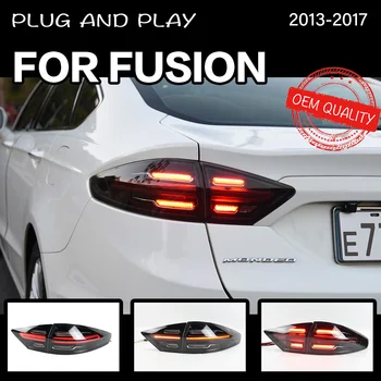 Luz da cauda para a Ford Fusion 2013-2019 автомобильные товары lâmpada traseira de LED luzes carro acessórios Mondeo lanternas traseiras