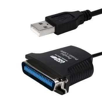 Novo USB Para DB36 Porta Fêmea Cabo Paralelo Para Impressora Imprimir Conversor de Cabo LPT A8