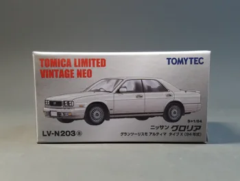 TOMYTEC TLV 1/64 Nissan Gloria Gran Turismo Ultima LV-N203a Fundido Modelo de Carro de Coleção Limitada
