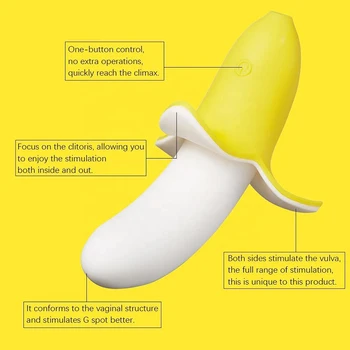 10 Velocidades forte de Banana Vagina vibrador brinquedos sexuais para as Mulheres Impermeável masturbação feminina de Silicone clitóris Vibração estimulador