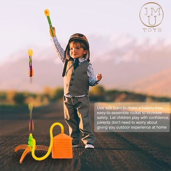 JMU Espuma Lançador de Foguetes Modelo de Ar Bomba de foguete criança, desporto brinquedos de presente de natal brinquedos brinquedos ao ar livre