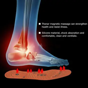 8 Magnético Massagem Palmilhas do Emagrecimento do corpo de Saúde do Pé de Sapato Relaxamento Presentes Para Mulheres Tapete Pad Acupuntura Massagem Palmilha Exclusiva