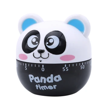 Panda Perfeito Mudança Da Cor Do Temporizador Gostoso Macio Ovos Cozidos Cozinhar Cozinha Eco-Friendly Resina Panda Forma Timer Timer Cor-De-Rosa