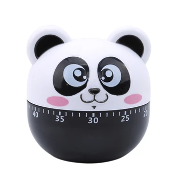 Panda Perfeito Mudança Da Cor Do Temporizador Gostoso Macio Ovos Cozidos Cozinhar Cozinha Eco-Friendly Resina Panda Forma Timer Timer Cor-De-Rosa