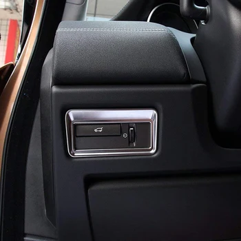 Plástico ABS de Acessórios de Carro Taildoor Botão Trim Adesivo Tampa para Land Rover Range Rover Evoque 2012-2017