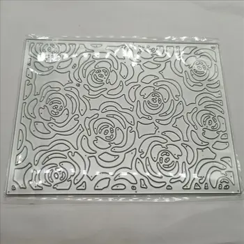 Rose plano de Corte de Metal Morre para DIY Scrapbooking Álbum de Cartões de Papel Artesanato Decorativo em Relevo Die Cuts