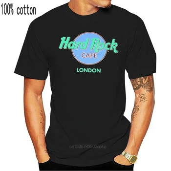 Vintage Dur Rock Cafe Londresharajuku Streetwear Camisa Mengrand T-Shirt W1866