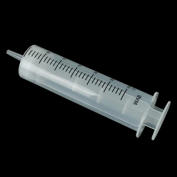 Quente 300 ml Seringa de Plástico Reutilizáveis Grande Capacidade de Medição de Injeção de Seringa 1PC