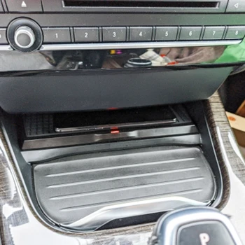 15W Carro carregador sem fios para BMW X3 F25 X4 F26 2011-2017 QI do carregador do telefone carregamento rápido e a placa de suporte do telefone acessórios