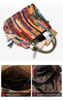 2021 Multi-Colorido Real de Couro da Marca de Luxo Senhoras de manta de Retalhos Grande Bolsa Sobre O Ombro das Mulheres do saco de Design sacola 445