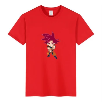2021 Moda Verão Dragon Ball Cartoon Tema T-shirt de Meninos e Meninas de Esportes Tendência de T-shirt Dom Confortável camisa de Manga Curta