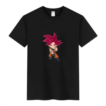 2021 Moda Verão Dragon Ball Cartoon Tema T-shirt de Meninos e Meninas de Esportes Tendência de T-shirt Dom Confortável camisa de Manga Curta