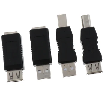 Tipo USB a para USB Tipo B Conector de Adaptador do Conversor Kit de Ferramentas (Pack de 4)