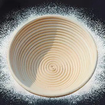 1PCS de Vime Fermentação de Pão em Cestos, Panelas de Verificação de Cesta de Pão Para a Cozinha DIY Cozimento Ferramenta