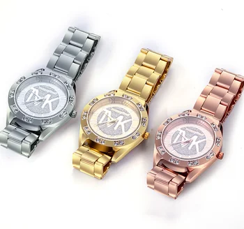 Zegarek Damski Mulheres Relógios de Marca de Luxo TVK Mulheres Relógio Casual Homens de Quartzo Relógio de Desporto da Moda de Aço, Casal Relógio de Presente