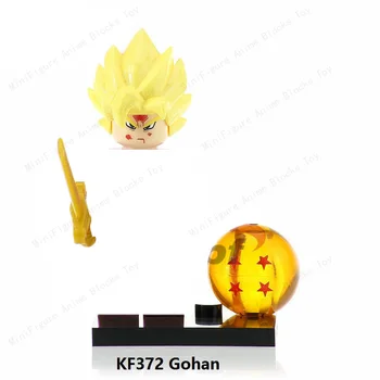 KF6030 Japonês de Anime Dragon Ball Blocos de Construção de Personagem uma Figura de Ação de Cabeça Tijolo Figuras de Brinquedos Educativos Para Crianças Presentes