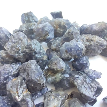 Natural Do Cordierite Iolite Dichroite Mineral Amostra De Água Azul-Safira Jóia De Pedra Preciosa De Processamento De Aquário Decoração