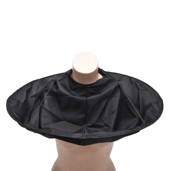 4 Cores do Cabelo de DIY Corte Manto Guarda-chuva de Cabo de Corte Manto de Cabelo Barbear Avental Barbeiro do Cabelo Vestido de Capa da Limpeza da casa Protecter