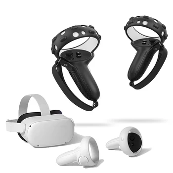VR Toque Controlador de Aperto da Tampa Para Oculus Quest 2 VR Controlador de Acessórios Lidar com capa Protetora Capa de Silicone Para Quest2