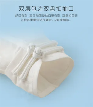 Oficial de Qi Gong uniformes Chinesa de Qigong de Saúde Associação designado Torça tecido de linho de mangas compridas de fitness Qigong roupas