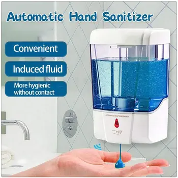 700 ML Automático de Sensor Elétrico de Parede de Sabão Líquido, Distribuidor do Banheiro Lavar a Mão Gel de Banho Bomba