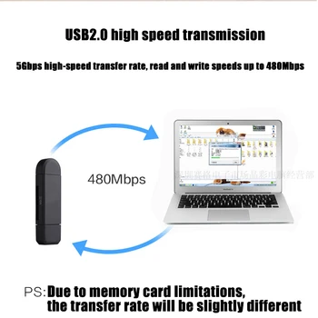 OSEVPORF Tipo de Leitor de Cartão C & Micro USB e USB SD Micro SD TF Cardreader para notebook PC Acessórios Leitor de Cartão de Memória Adaptador