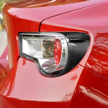 Adesivos de carros Impermeável Auto-adesivo de Fibra de Carbono, Proteção da Pálpebra Tampa da Luz Para a Toyota GT86 E Para Subaru BRZ 2012 a 2016