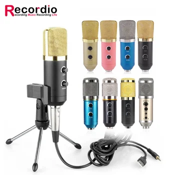 GAM-100FL USB do metal Microfone Profissional Microfone de Condensador para Estúdio para a gravação em estúdio