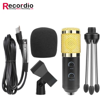 GAM-100FL USB do metal Microfone Profissional Microfone de Condensador para Estúdio para a gravação em estúdio